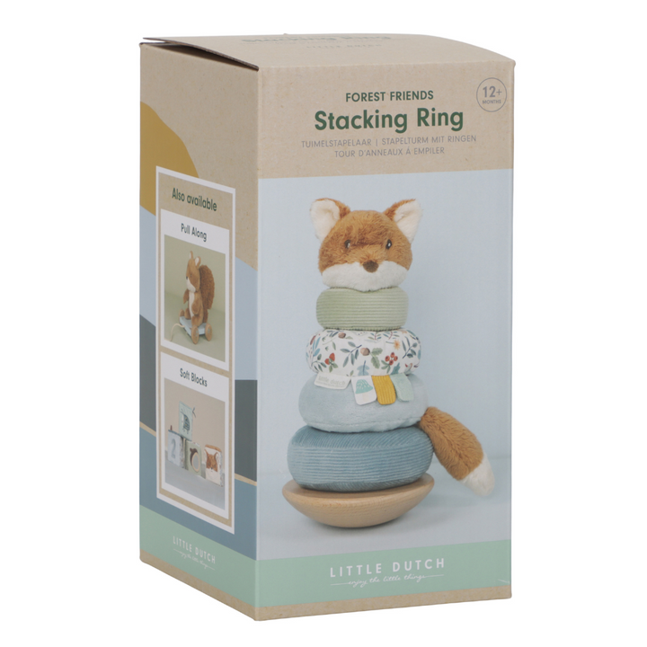 Little Dutch Fox Rocking Ring Stacker – Forest Friends