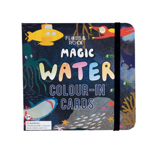 Floss & Rock Magic Colour Changing Water Cards – Deep Sea