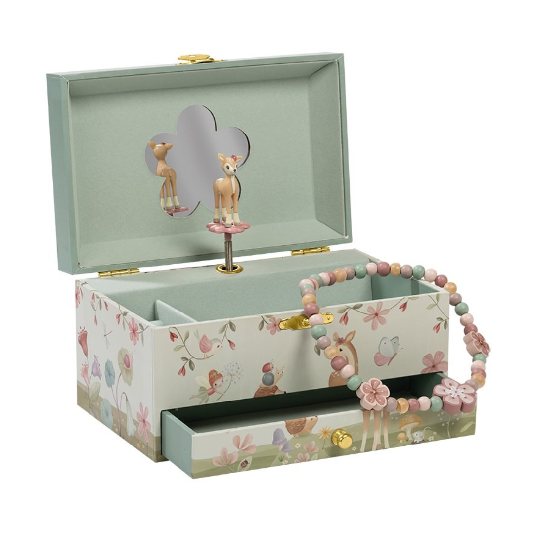 Little Dutch Musical Deer Jewellery Box – Fairy Garden
