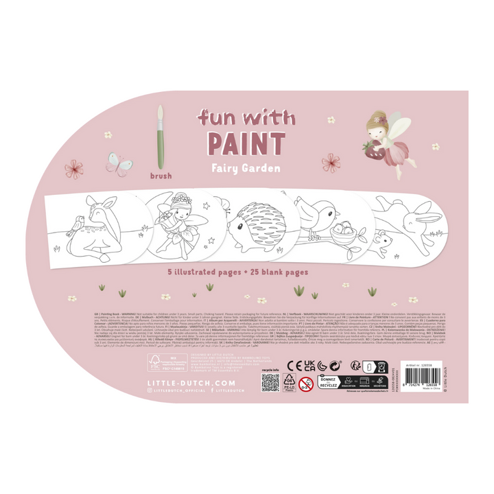 Little Dutch Paint Book – Fairy Garden