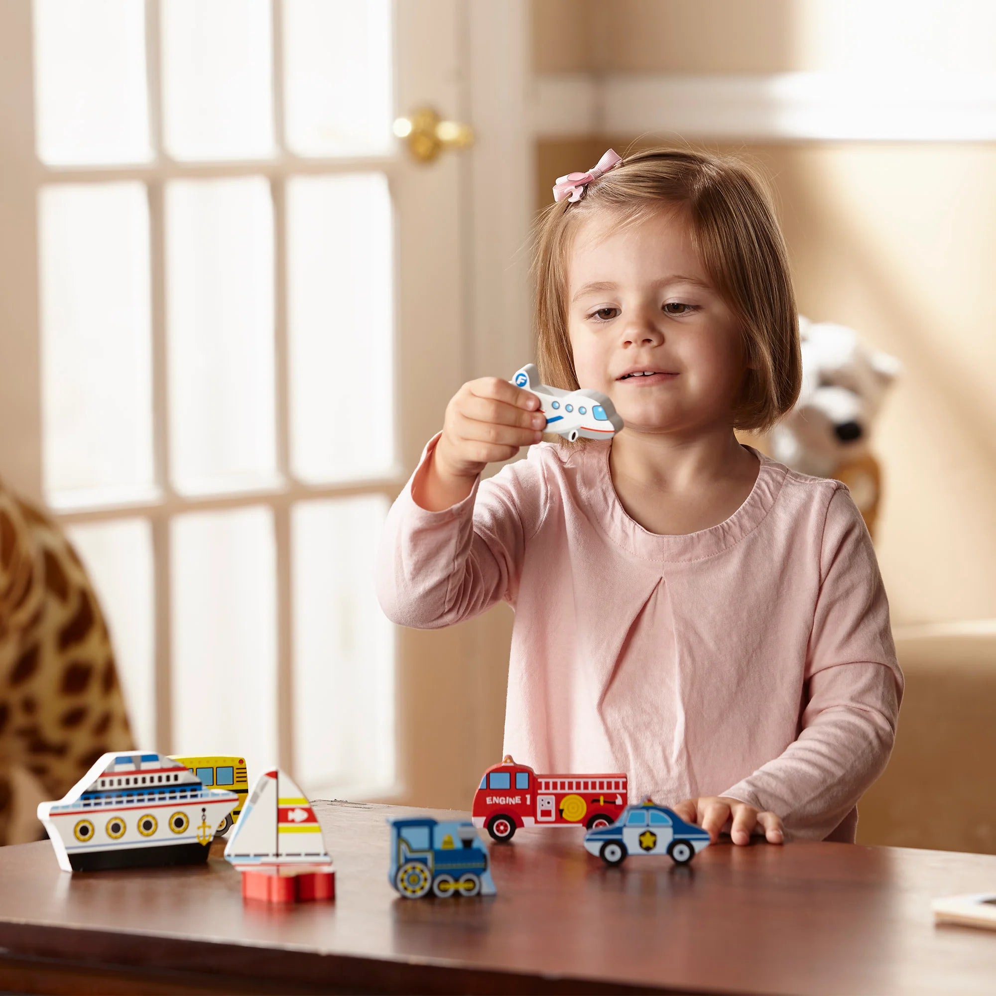Melissa & Doug Vehicles Chunky Puzzle – 9 Pieces