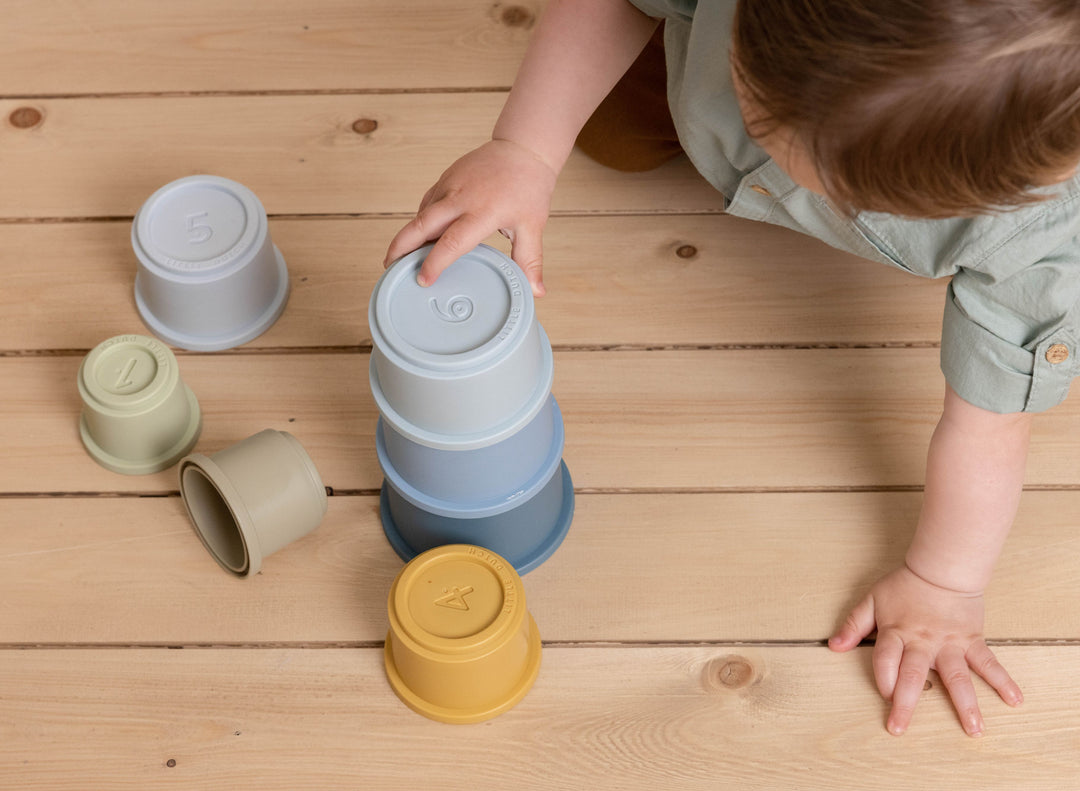 Little Dutch Stacking Cups – Blue