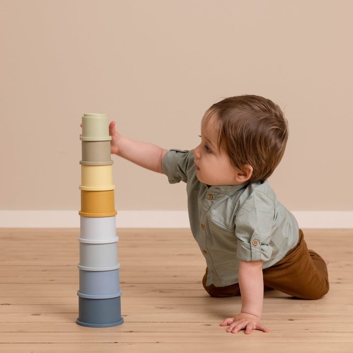 Little Dutch Stacking Cups – Blue