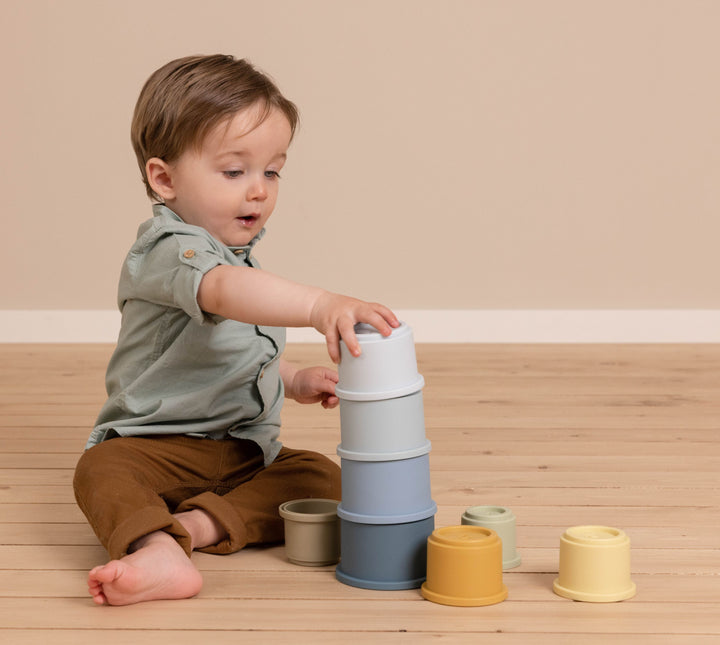 Little Dutch Stacking Cups – Blue