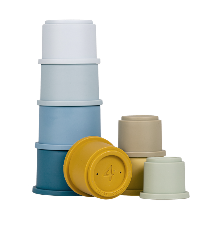 Little Dutch Stacking Cups – Blue