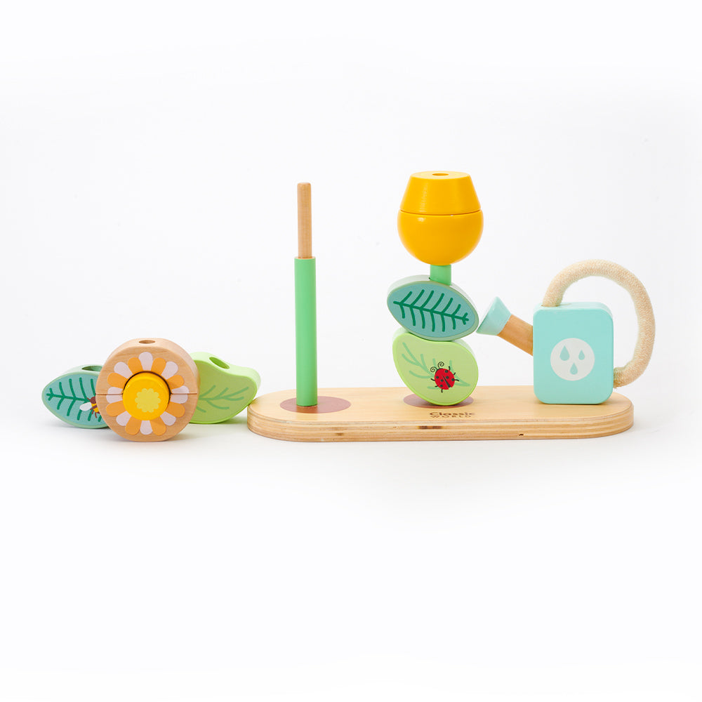 Classic World Stacking Rings Flower Garden