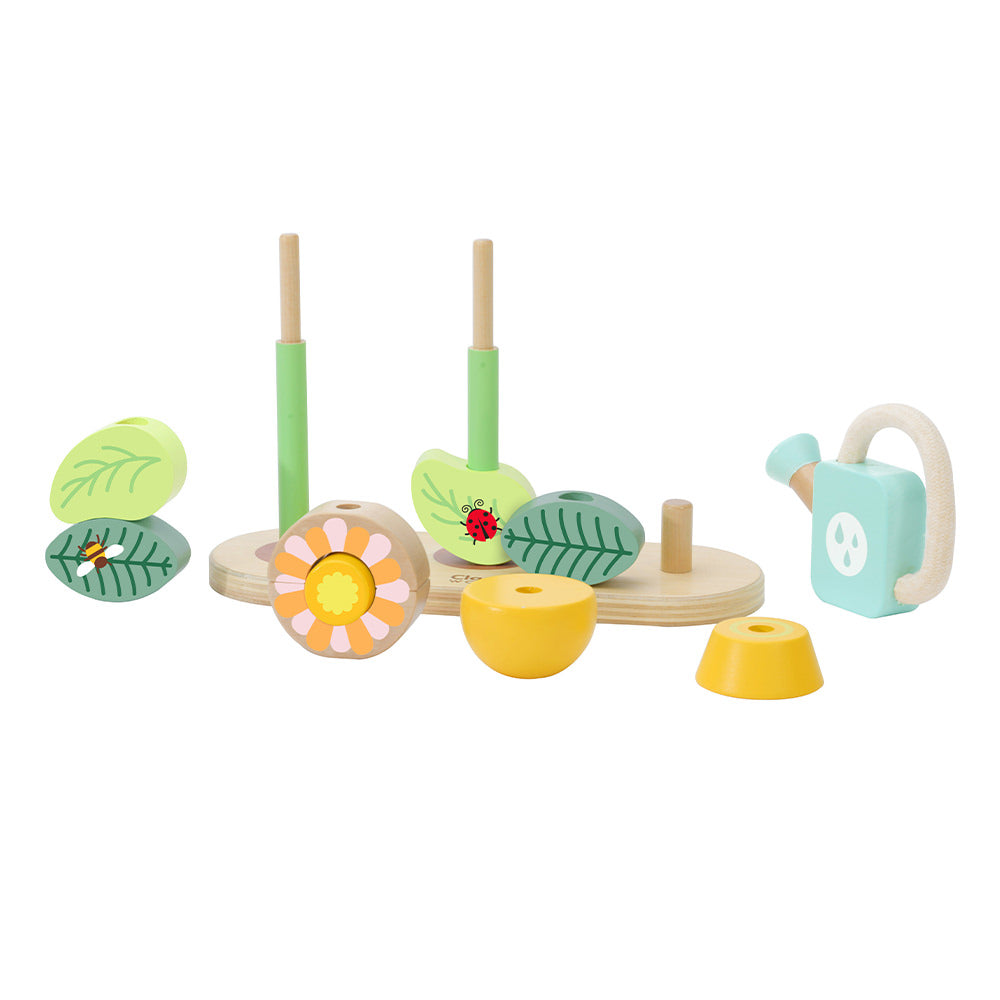 Classic World Stacking Rings Flower Garden