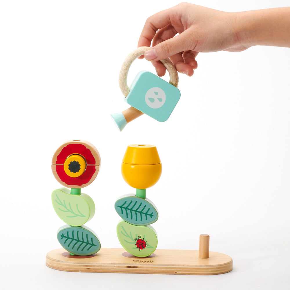 Classic World Stacking Rings Flower Garden