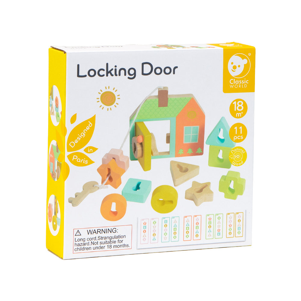 Classic World Wooden Locking Door
