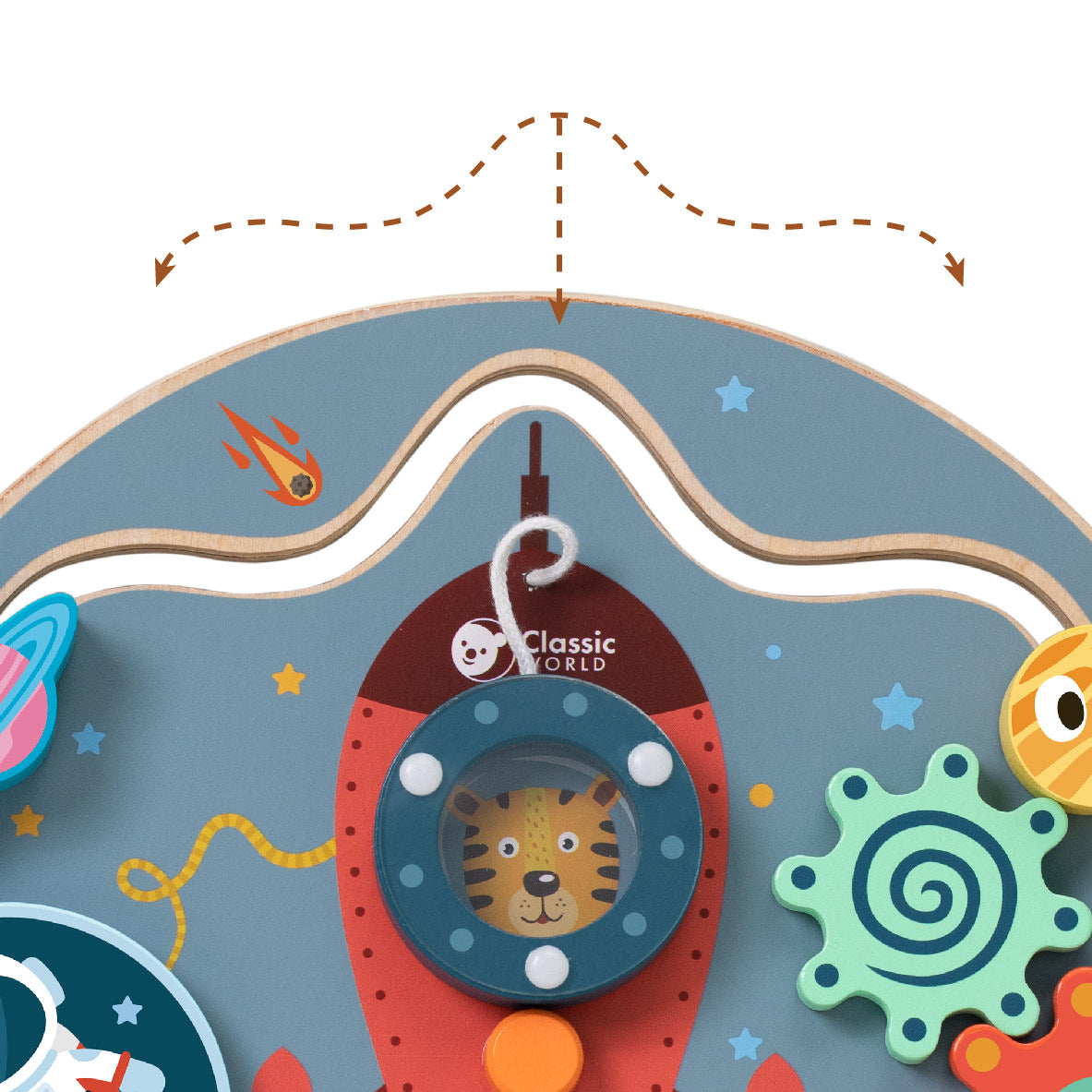 Classic World Rocket Busy Board