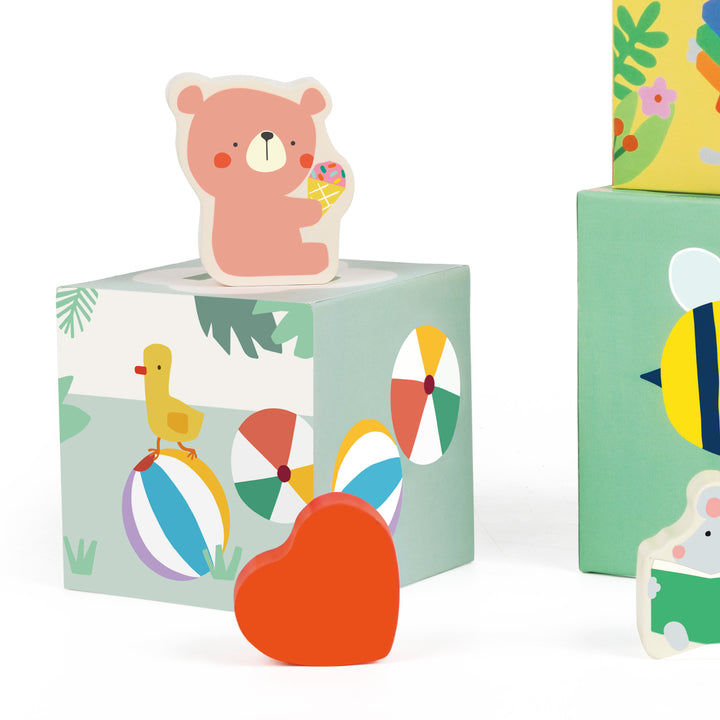 Classic World Forest Stacking Cubes
