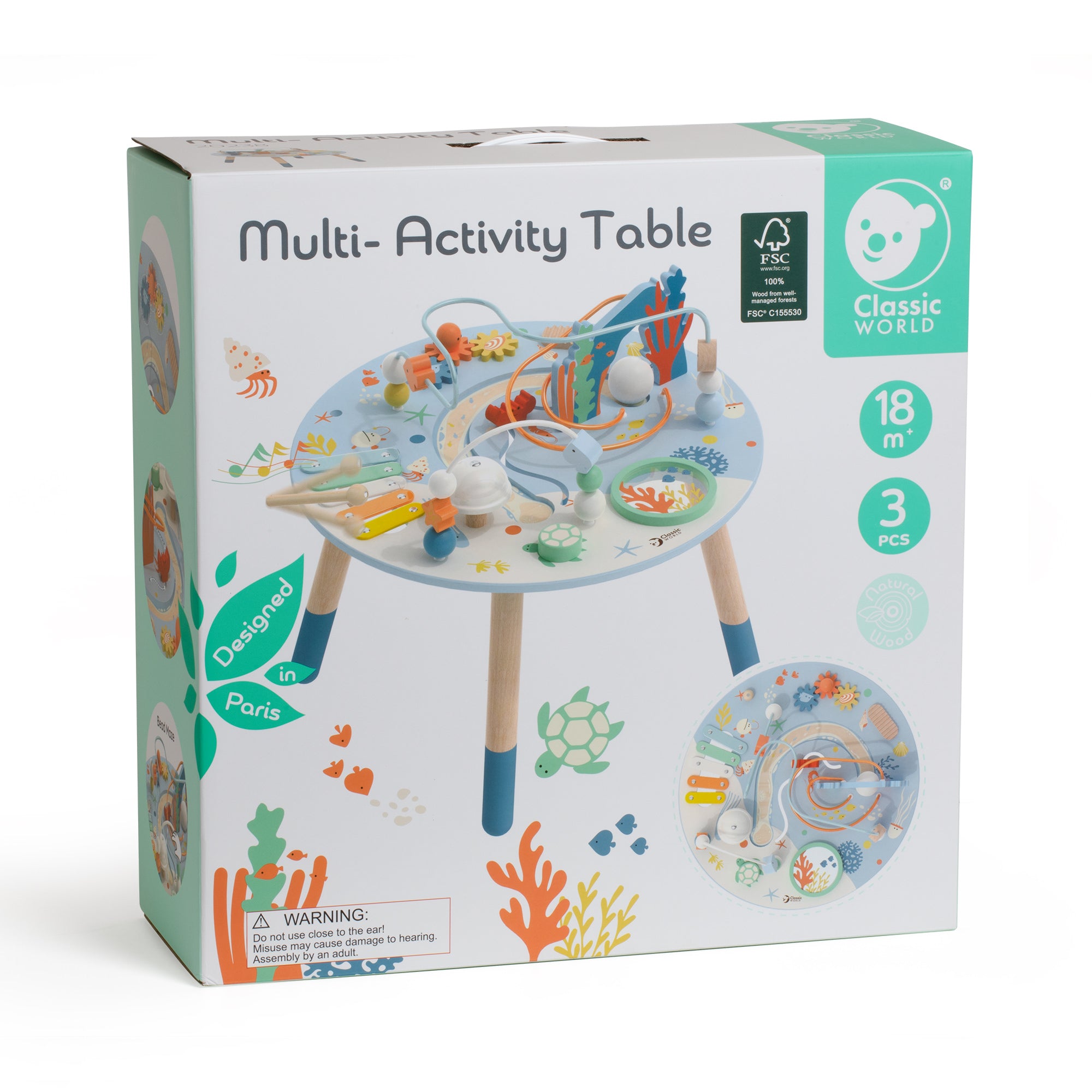 Classic World Multi-Activity Table – Ocean