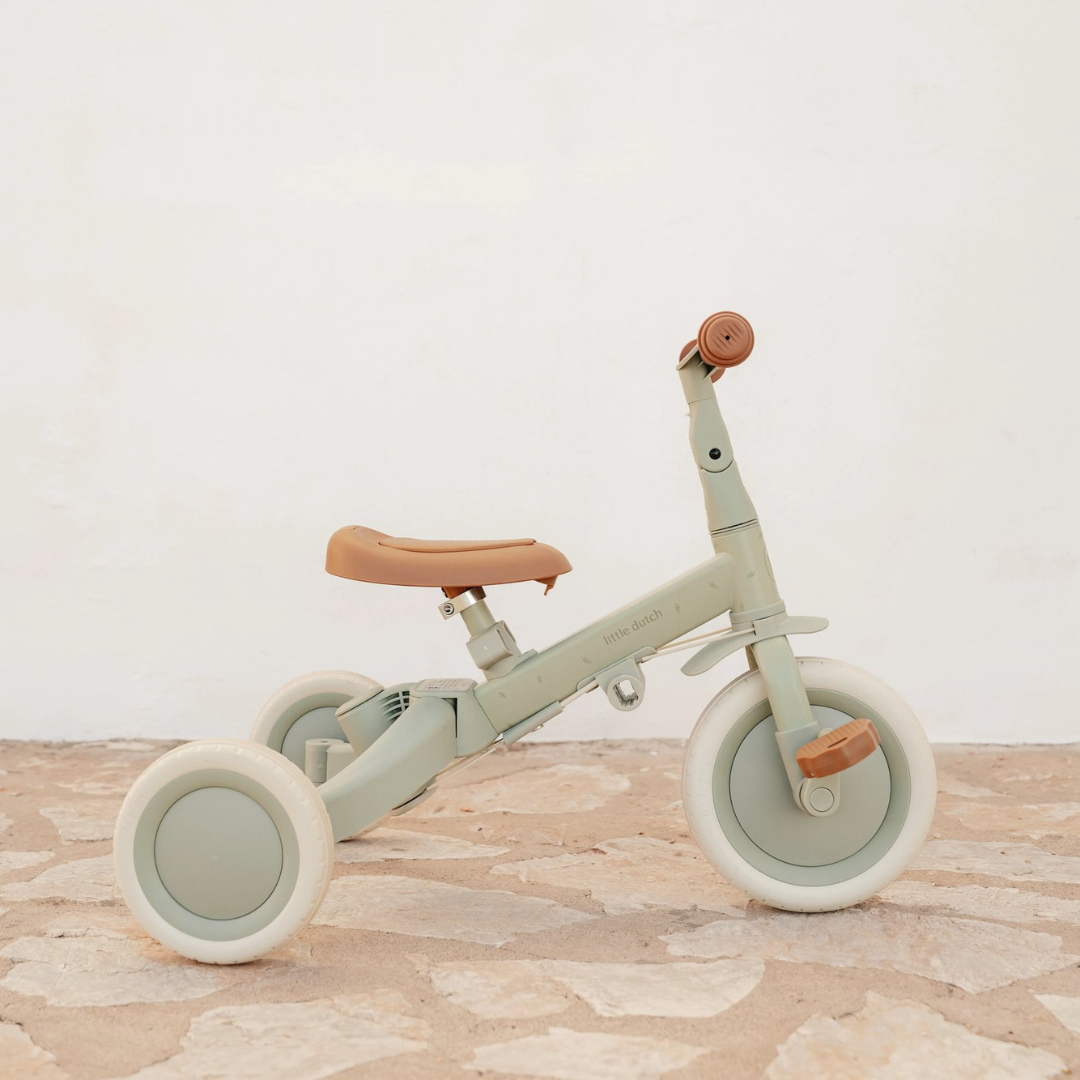 Little Dutch 4-in-1 Tricycle – Green Leaf