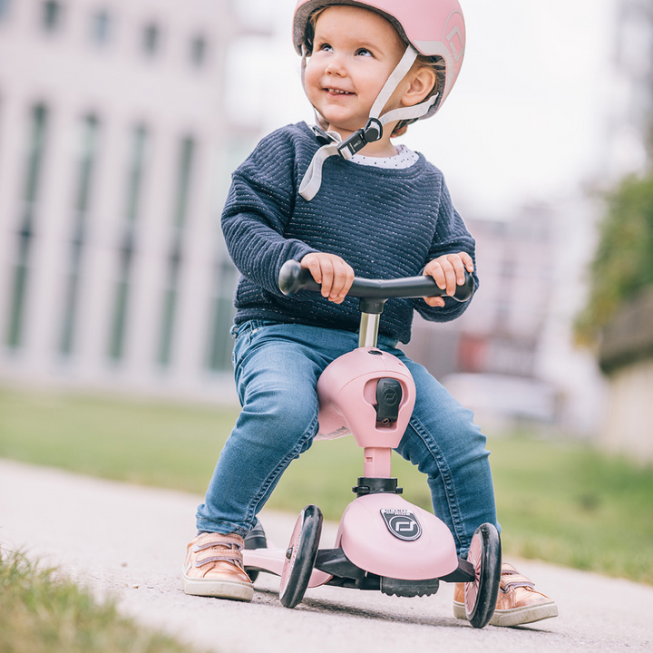 Scoot And Ride 2-in-1 Balance Bike &amp; Scooter Highwaykick 1 – Rose