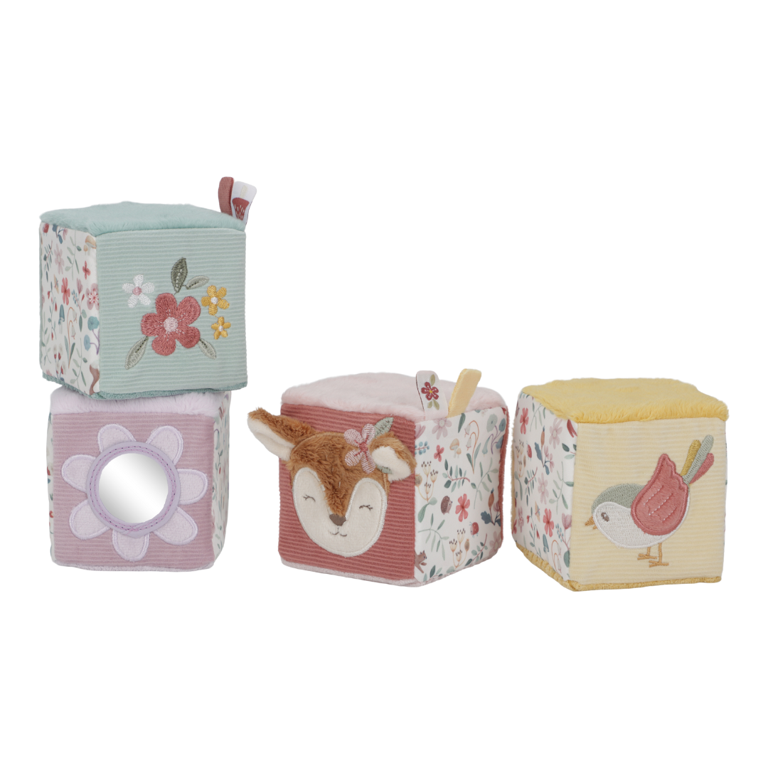 Little Dutch Soft Cubes – Fairy Garden (Set of 4)