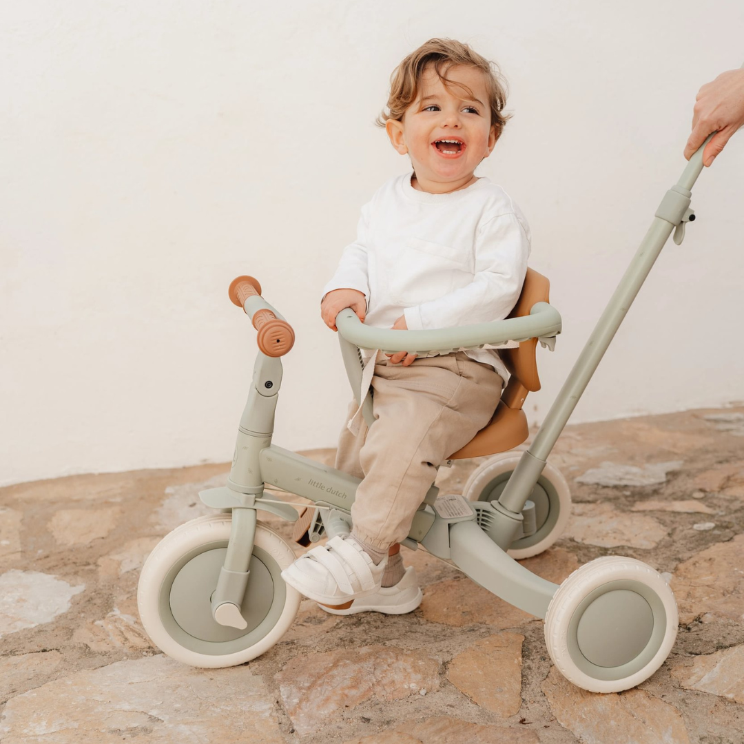 Little Dutch 4-in-1 Tricycle – Green Leaf