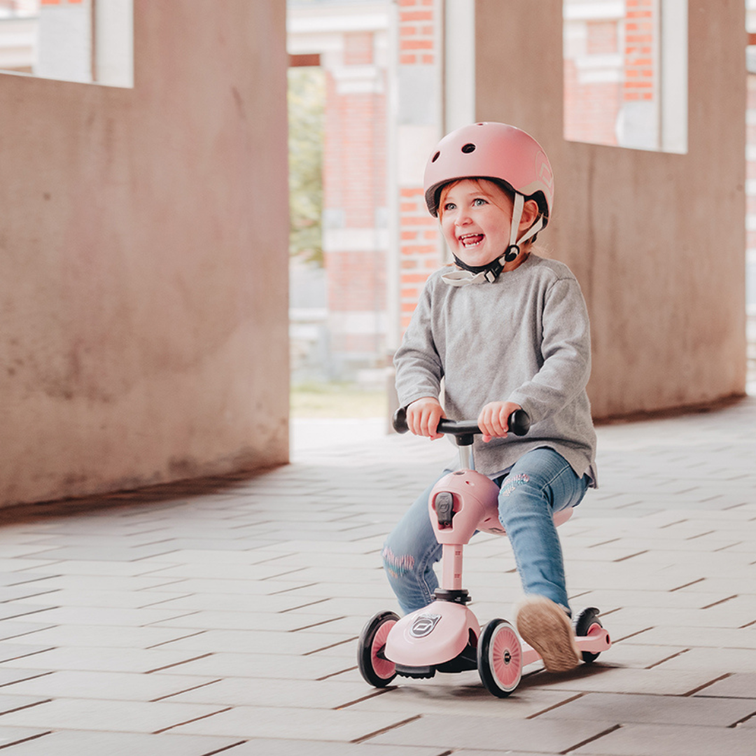 Scoot And Ride 2-in-1 Balance Bike &amp; Scooter Highwaykick 1 – Rose