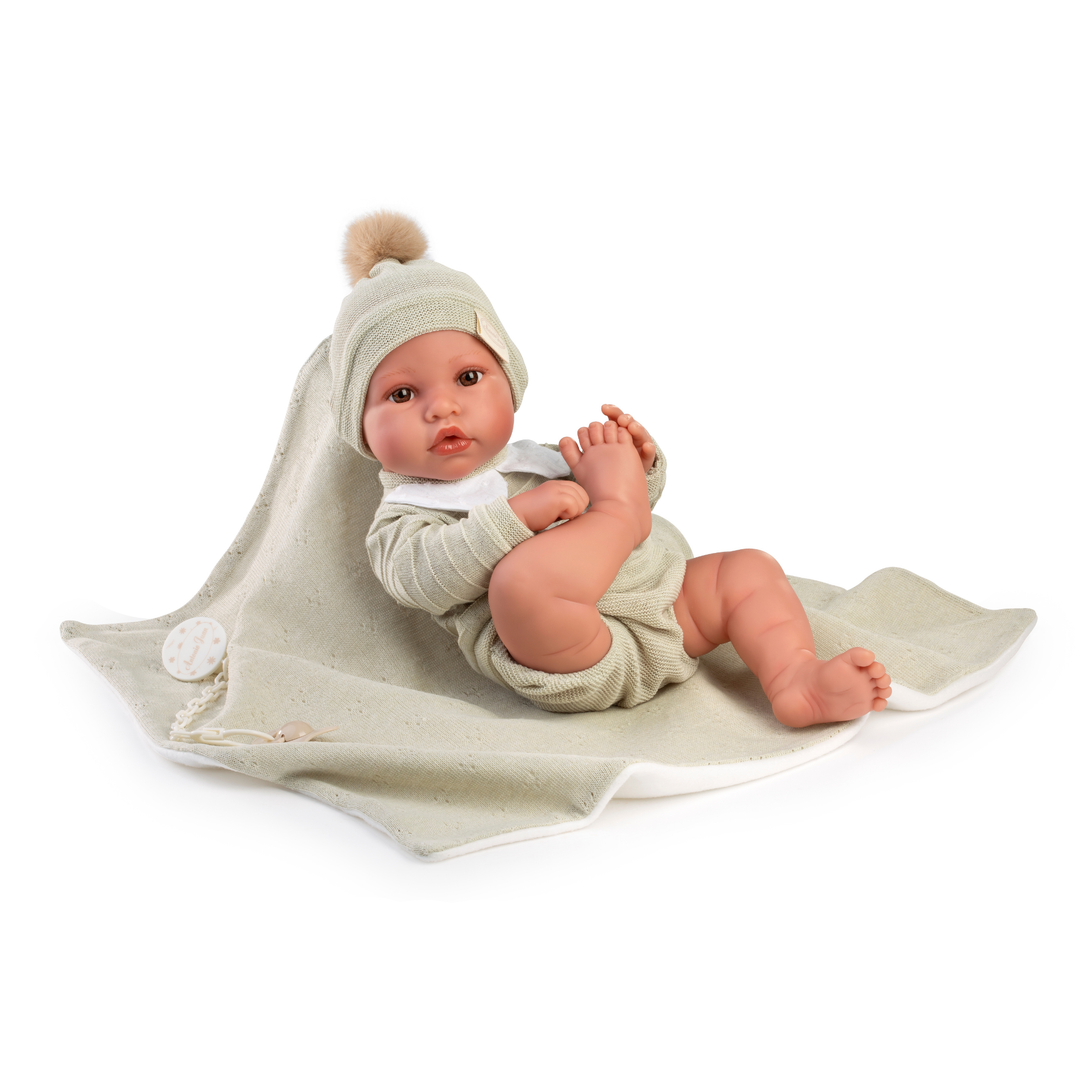 Antonio Juan Newborn Doll with Blanket – Erik