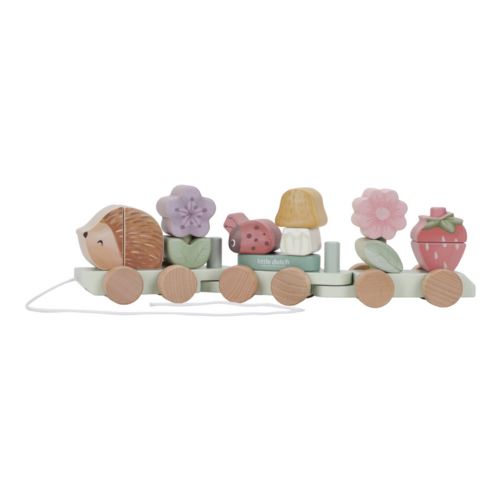 Little Dutch Hedgehog Stacking Train – Fairy Garden