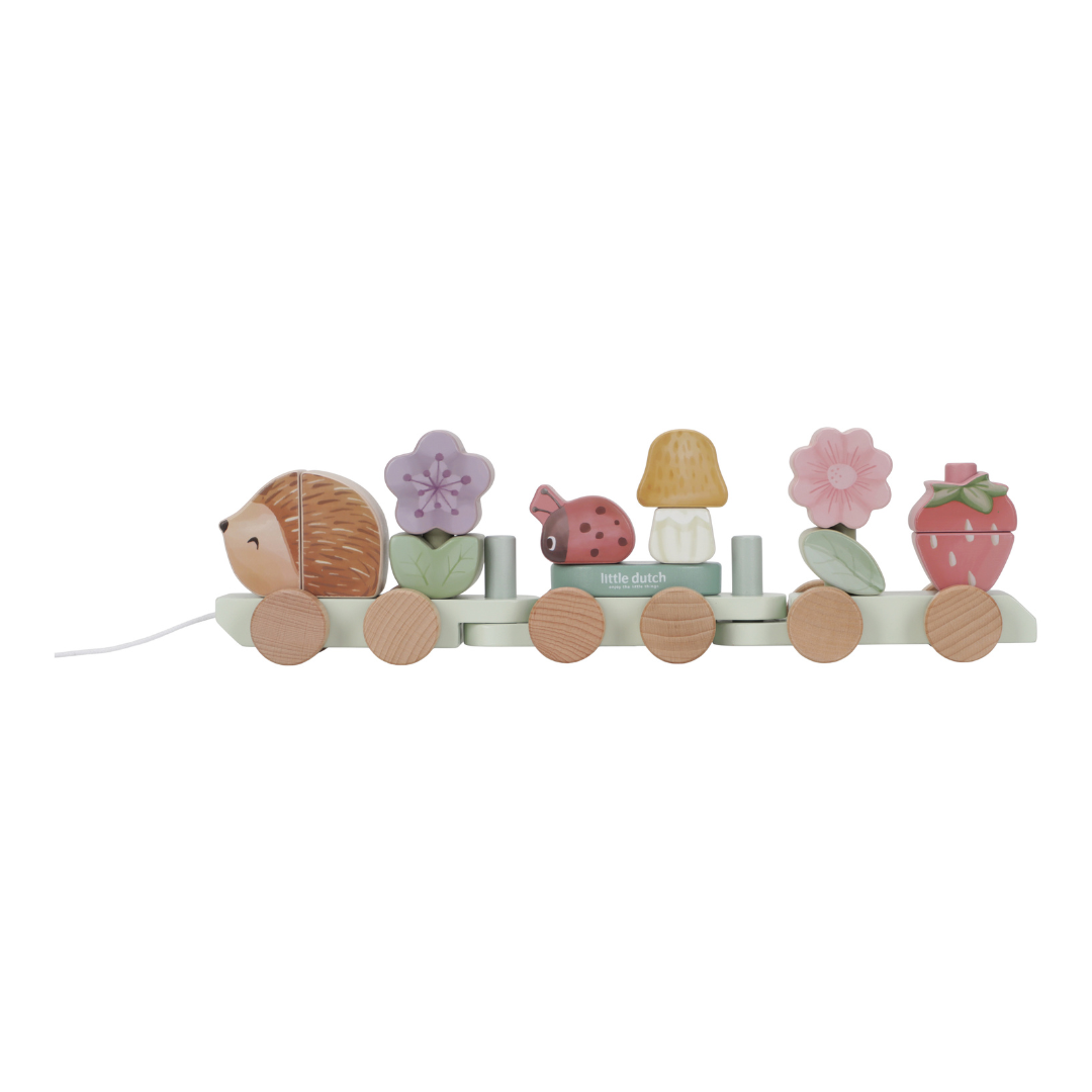 Little Dutch Hedgehog Stacking Train – Fairy Garden