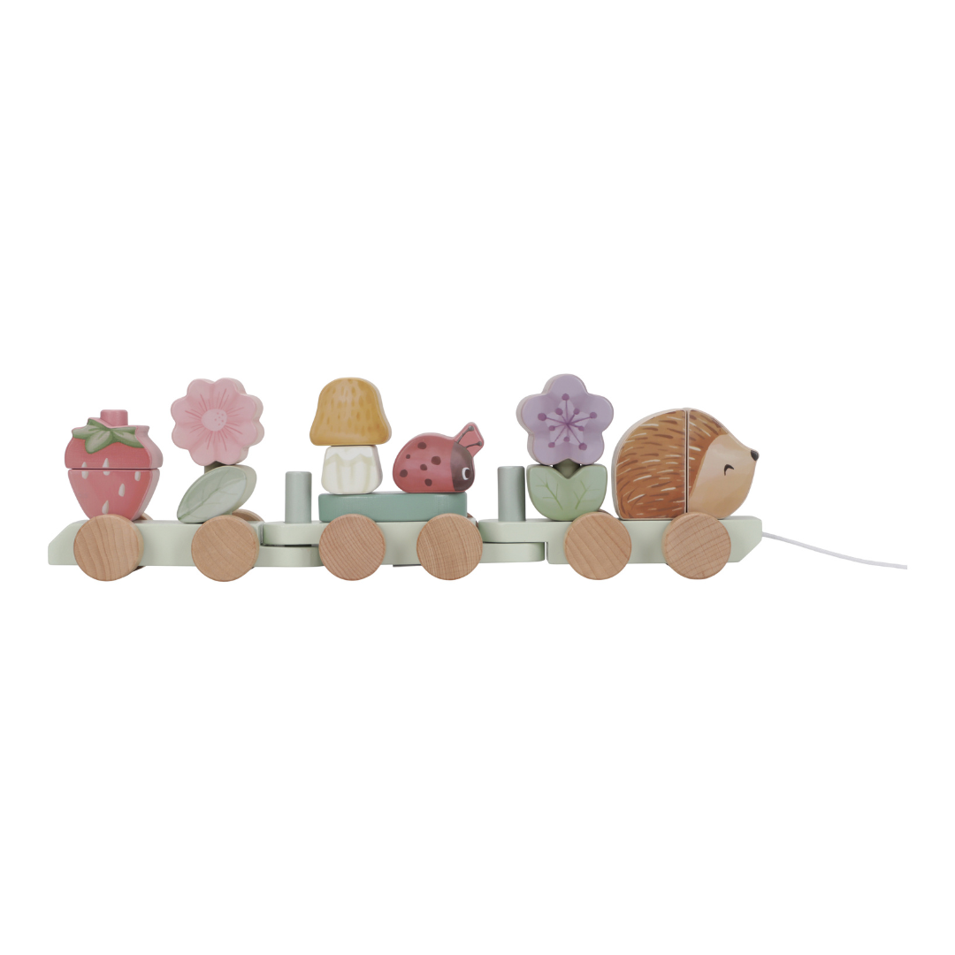 Little Dutch Hedgehog Stacking Train – Fairy Garden