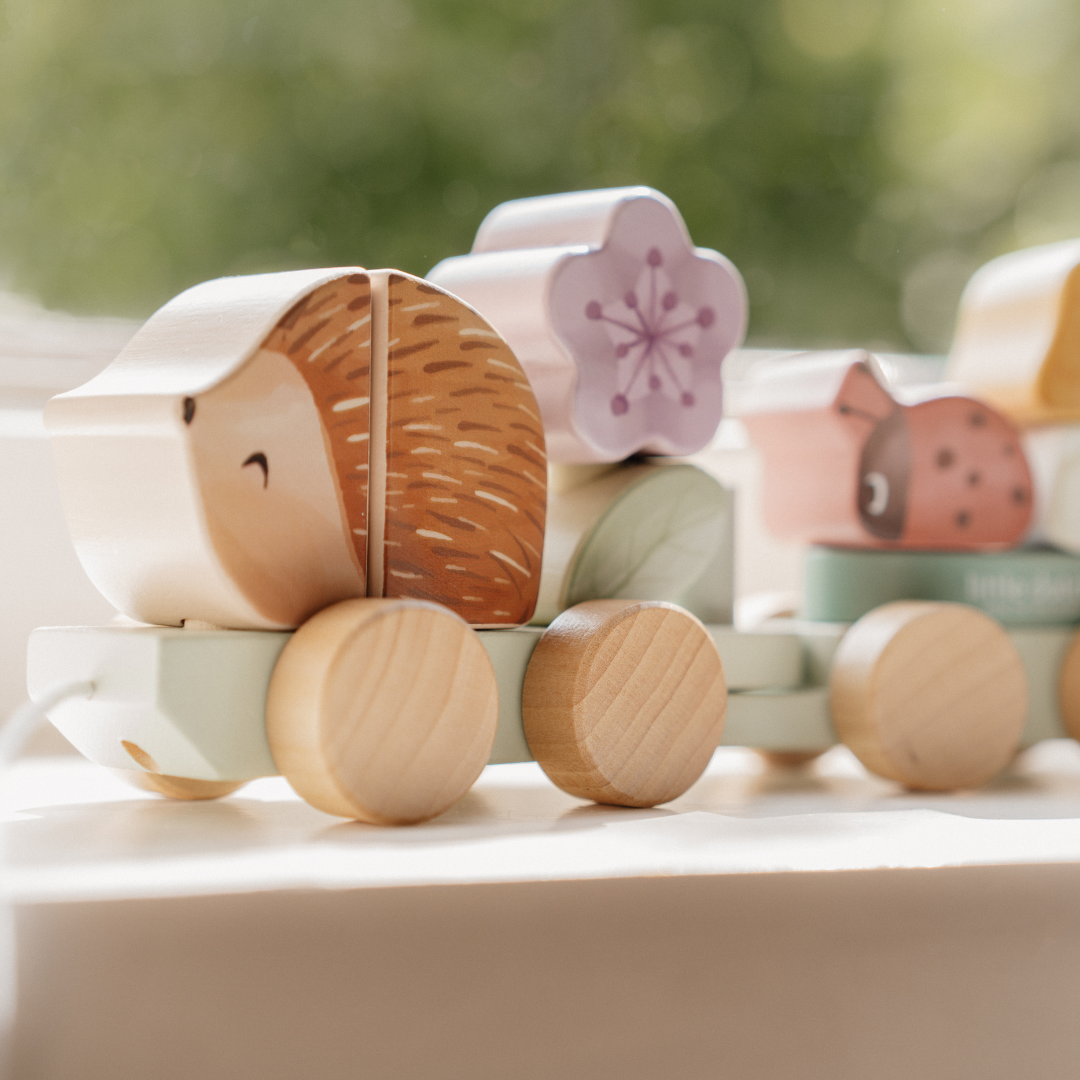 Little Dutch Hedgehog Stacking Train – Fairy Garden