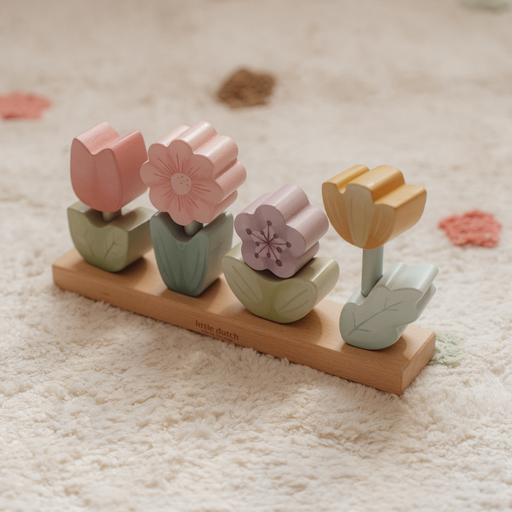 Little Dutch Flowers Stacking Puzzle – Fairy Garden
