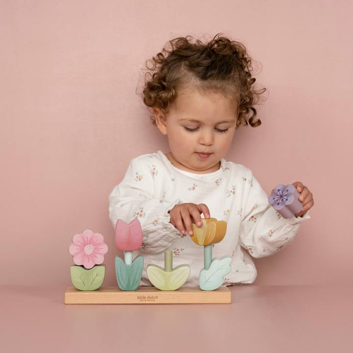 Little Dutch Flowers Stacking Puzzle – Fairy Garden