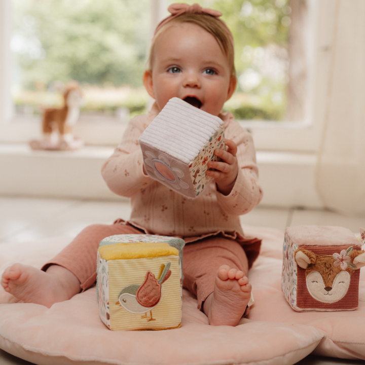 Little Dutch Soft Cubes – Fairy Garden (Set of 4)