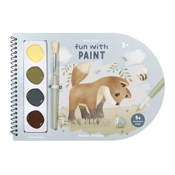 Little Dutch Paint Book – Forest Friends