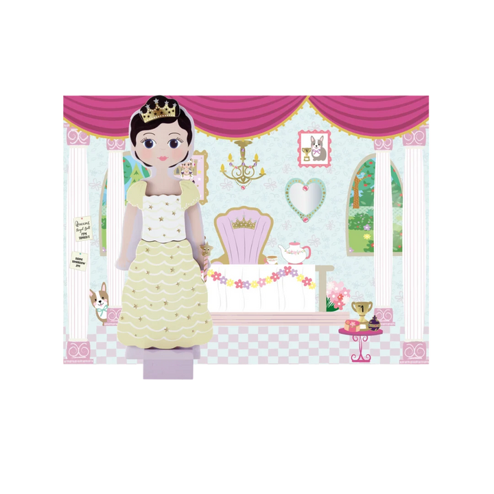 Floss &amp; Rock Wooden Magnetic Dress Up Doll – Charlotte