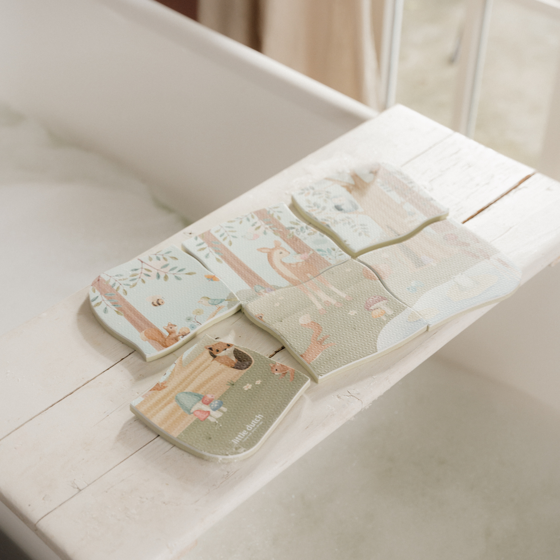 Little Dutch Bath Foam Puzzle – Forest Friends