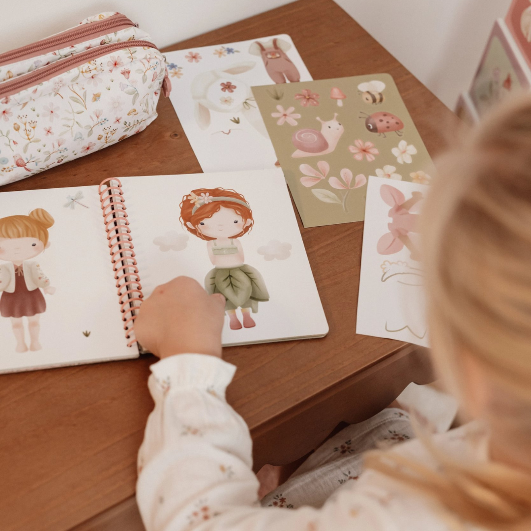 Little Dutch Dress Up & Sticker Book – Fairy Garden