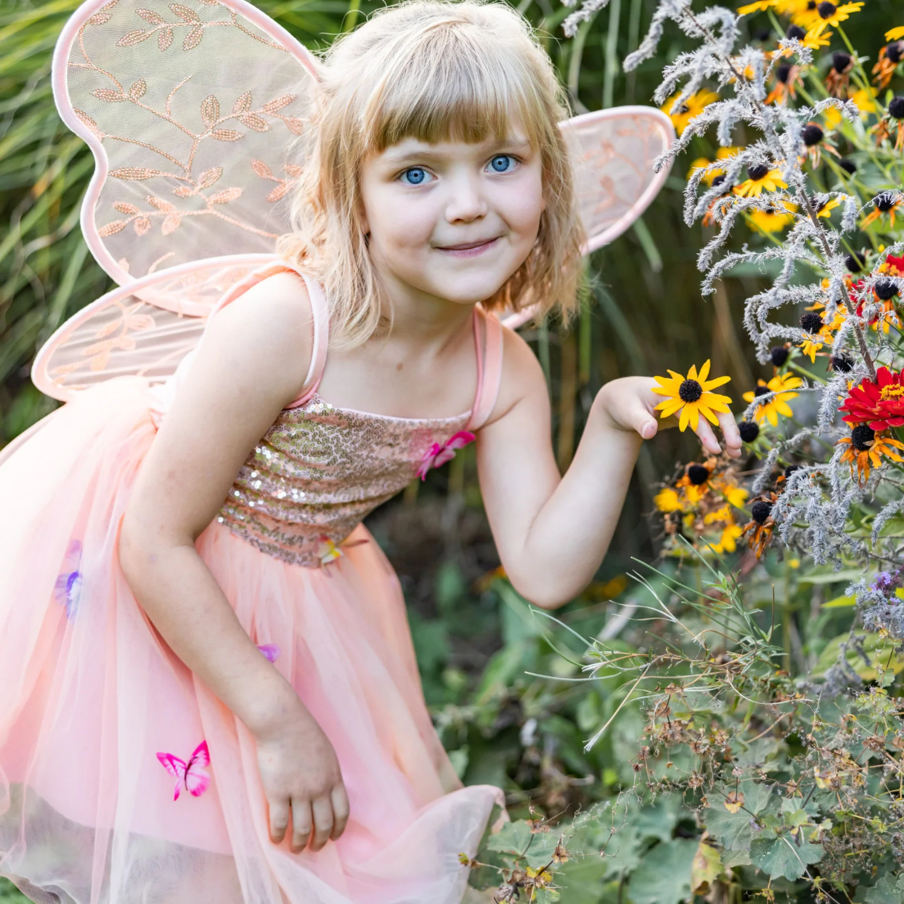 Great Pretenders Butterfly Bliss Dress – Peach