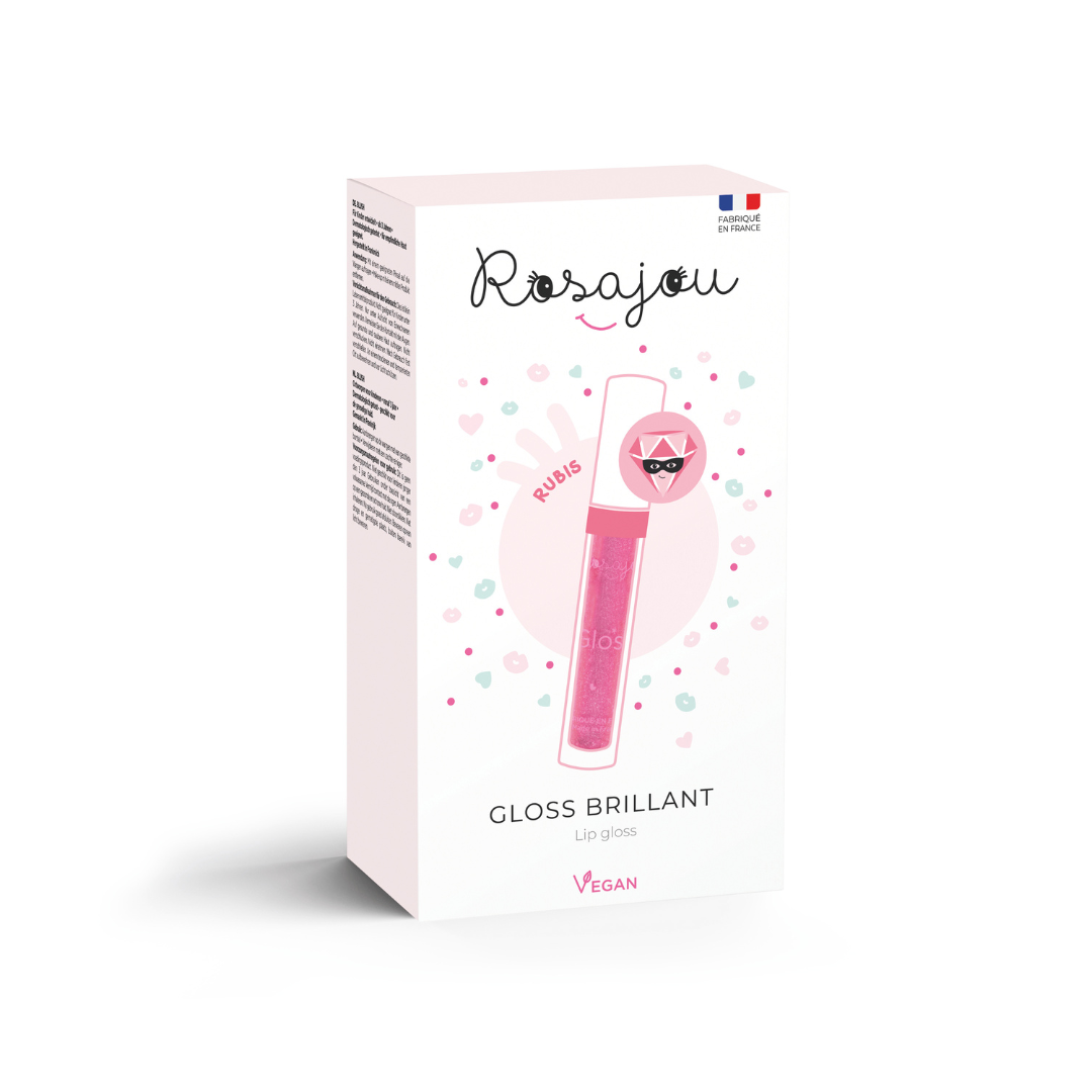 Rosajou Lip Gloss &amp; Peel Off Nail Polish Duo – Ruby