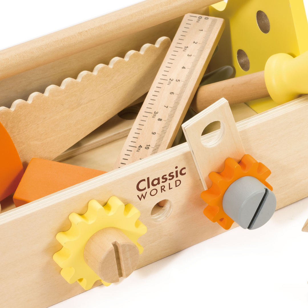 Classic World Wooden Modern Carpenter Set