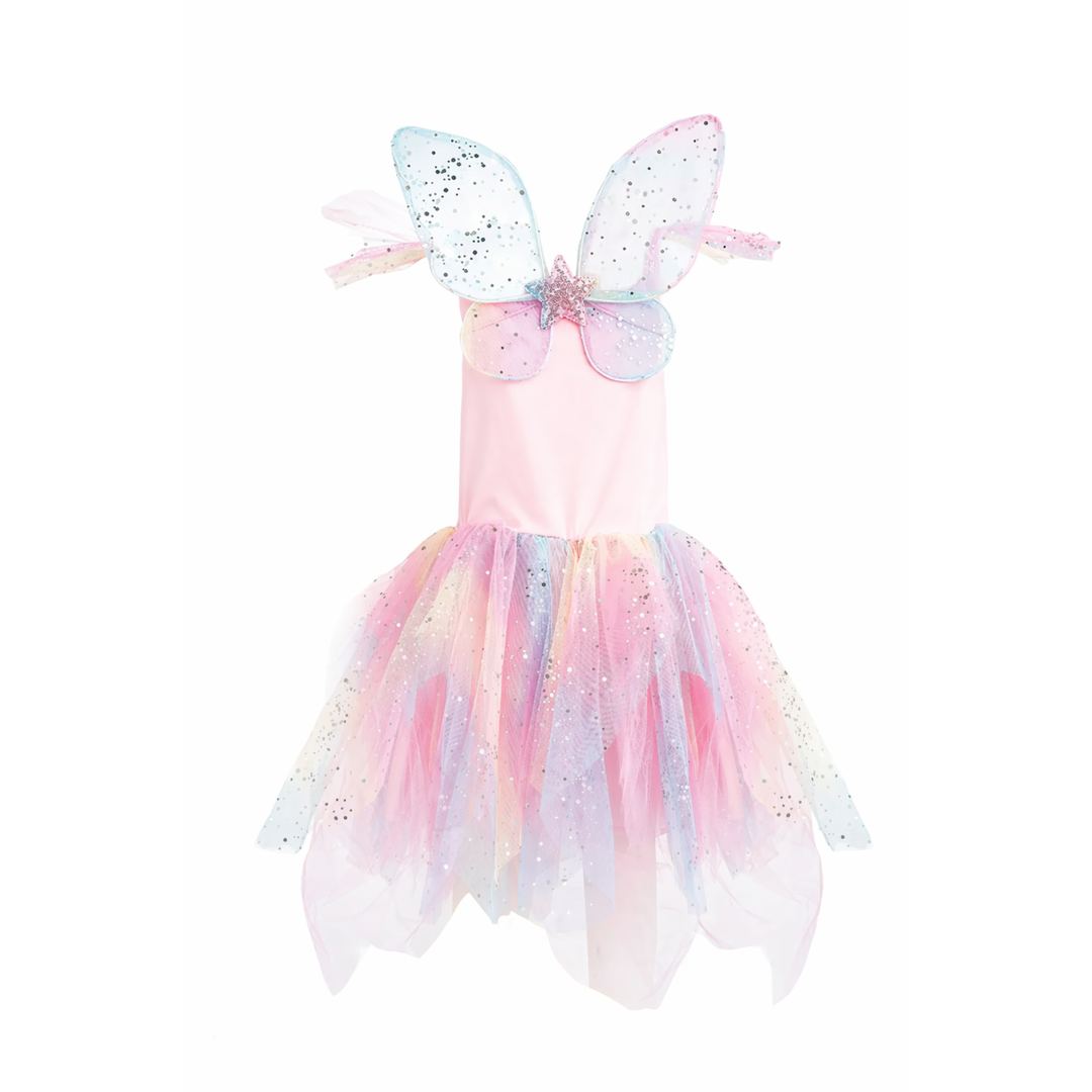 Great Pretenders Rainbow Dress with Fairy Wings