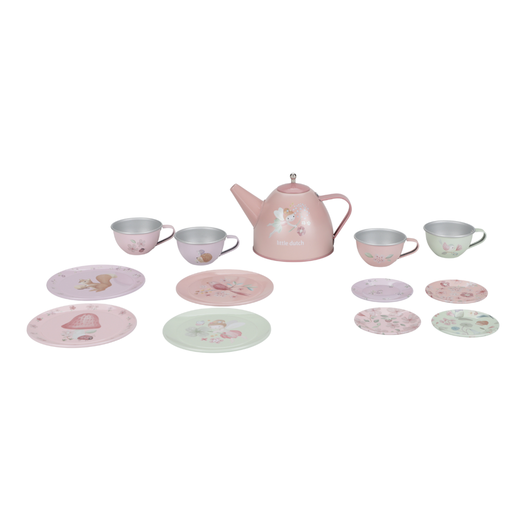 Little Dutch Tea Set in Suitcase – Fairy Garden (13 Piece)
