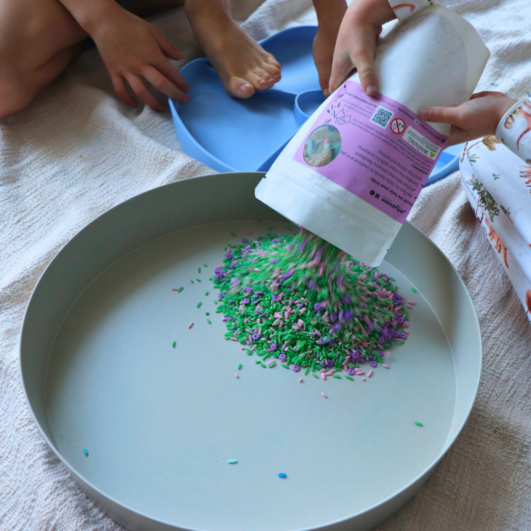 Jellystone Designs Sensory Play Tray – Sage