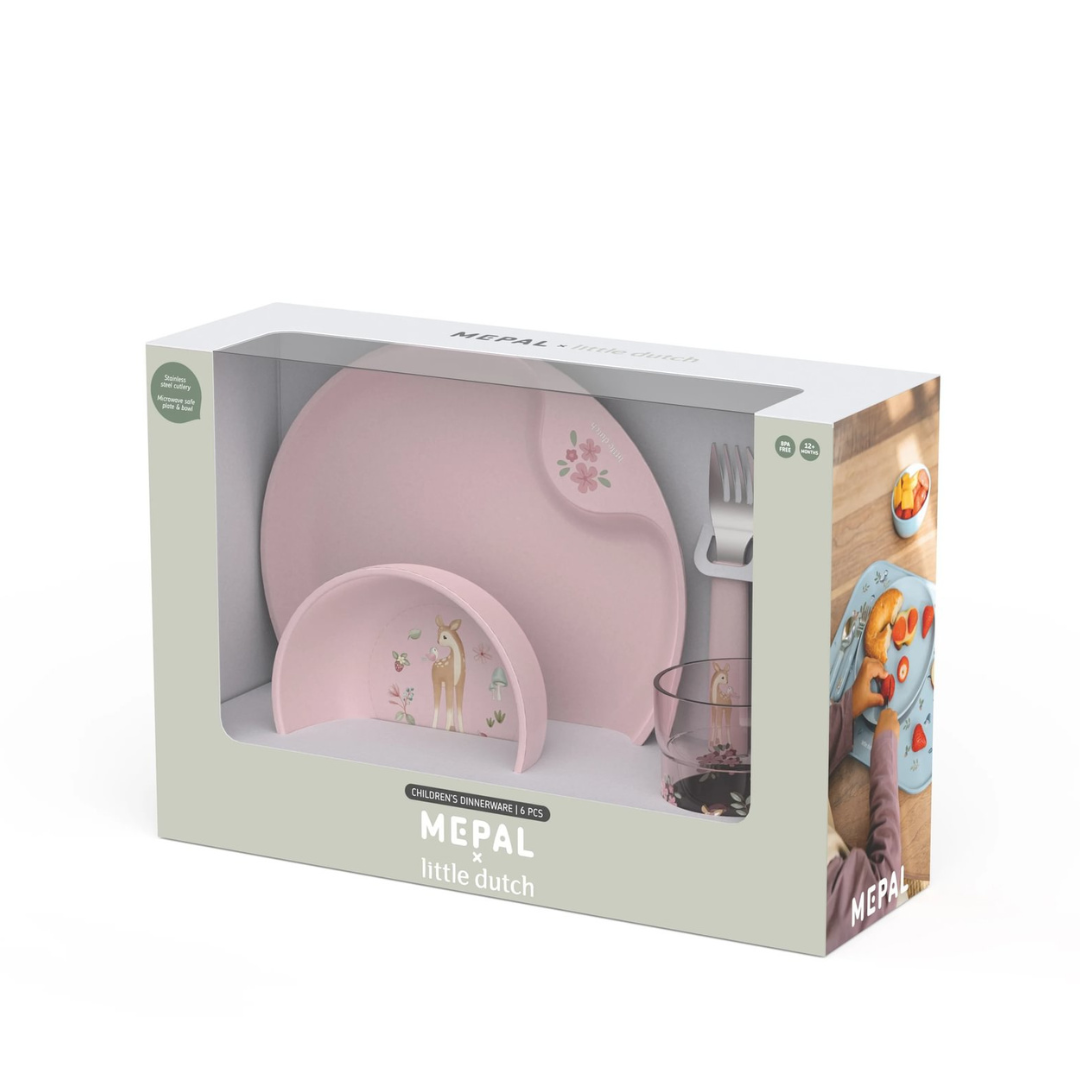 Little Dutch x Mepal Mio Baby Dinnerware – Fairy Garden