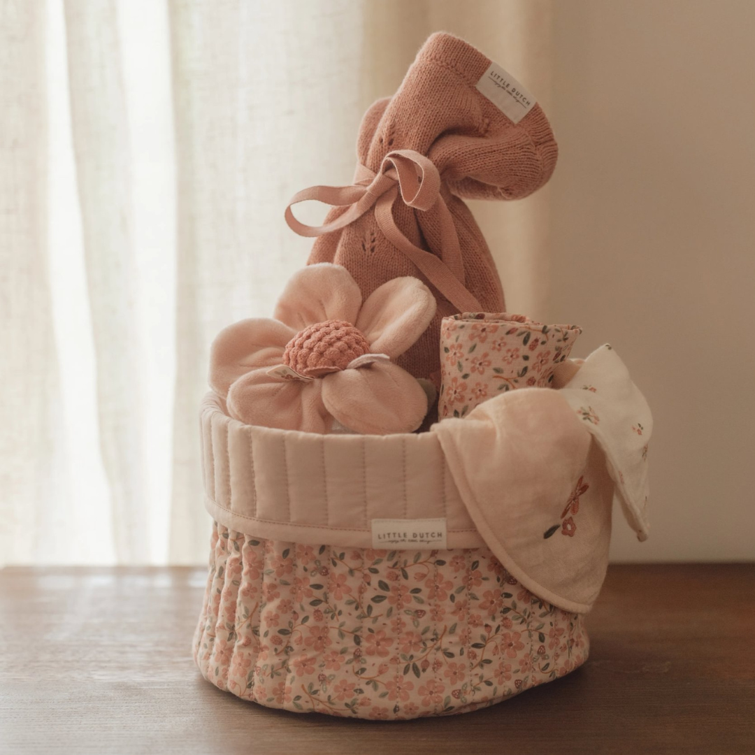 Little Dutch Pink Flower Rattle – Fairy Garden
