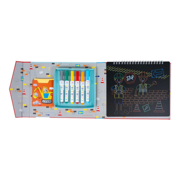 Floss &amp; Rock Chalkboard Sketchbook – Construction