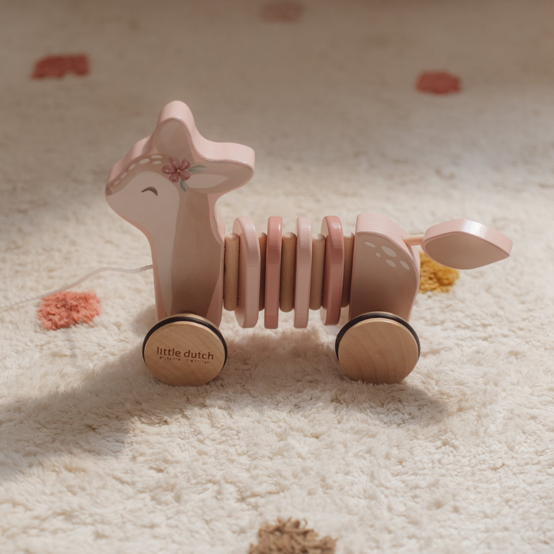 Little Dutch Wiggle Pull-Along Deer – Fairy Garden