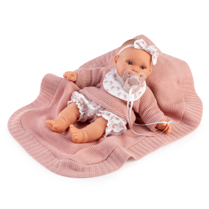 Antonio Juan Soft Baby Crying Doll with Blanket – Kika