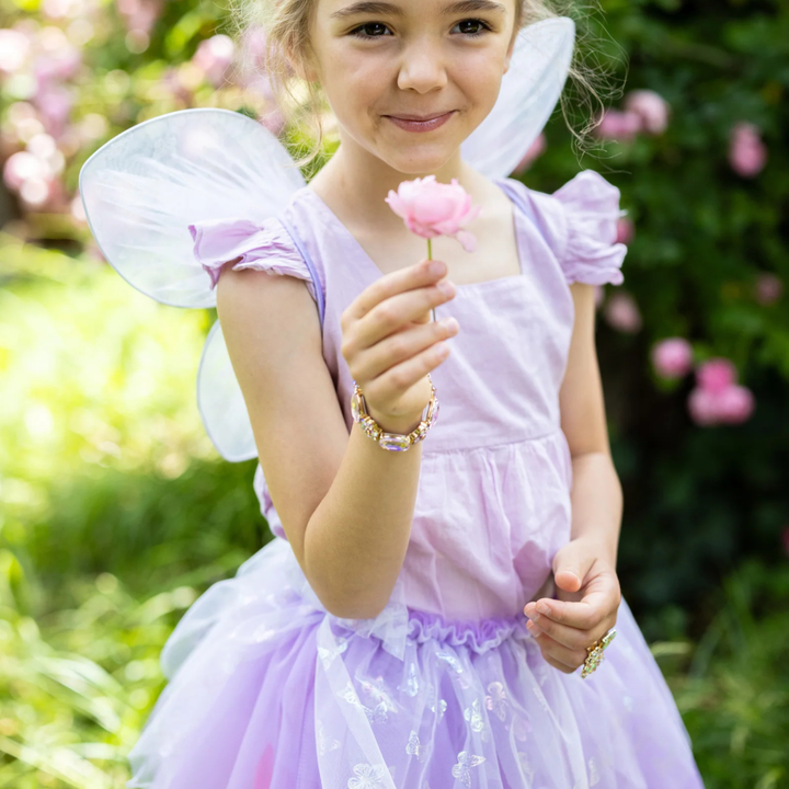 Great Pretenders Flutter Skirt with Fairy Wings Play Costume Set – Lilac