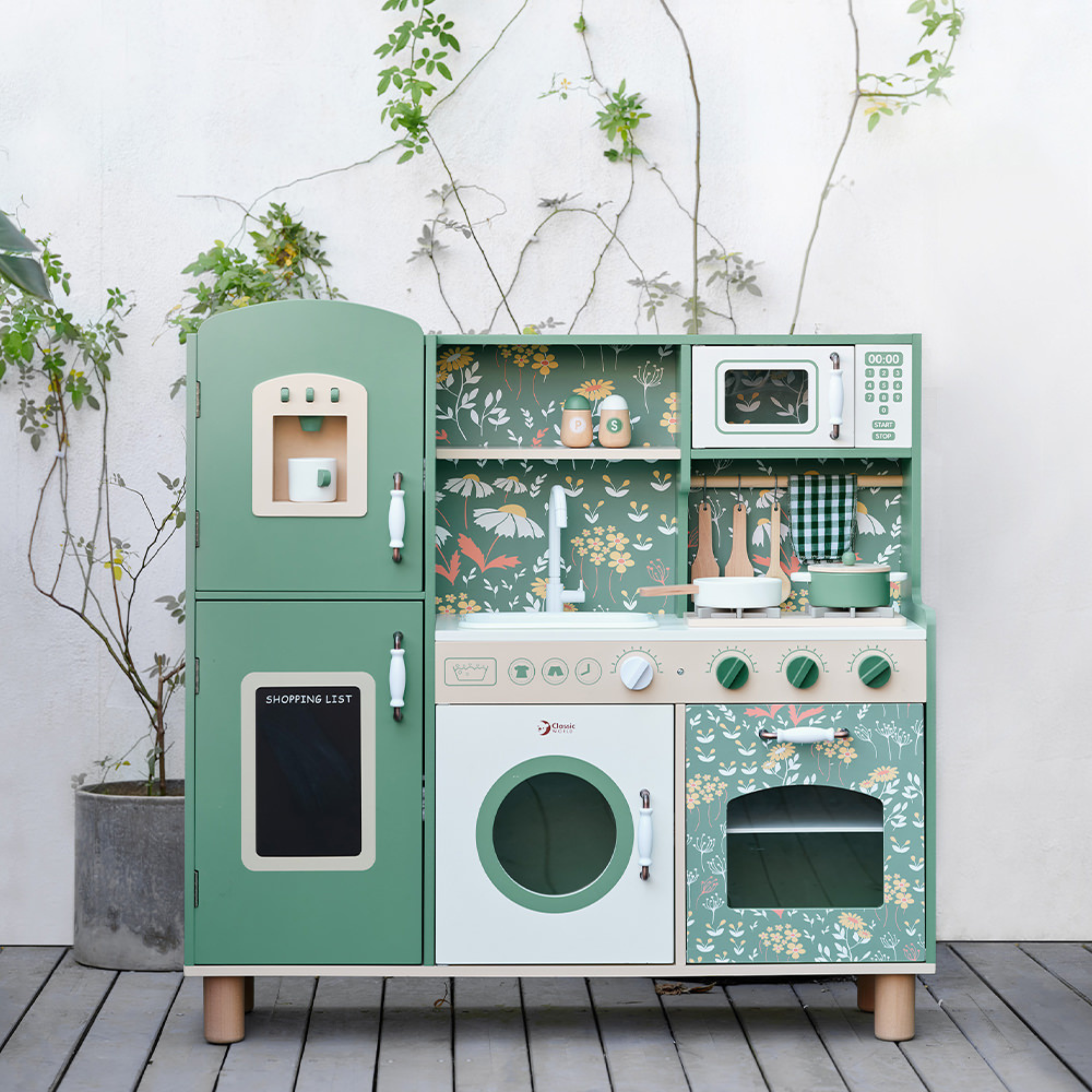 Classic World Wooden Vintage Kitchen