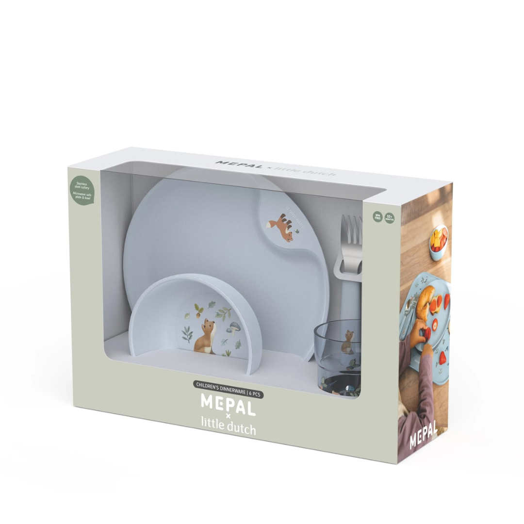 Little Dutch x Mepal Mio Baby Dinnerware – Forest Friends