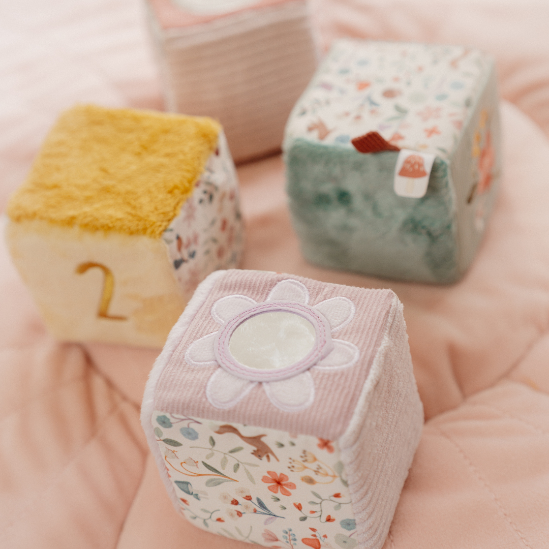 Little Dutch Soft Cubes – Fairy Garden (Set of 4)