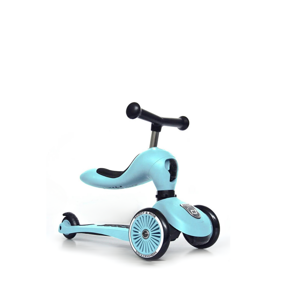 Scoot And Ride 2-in-1 Balance Bike & Scooter Highwaykick 1 – Blueberry