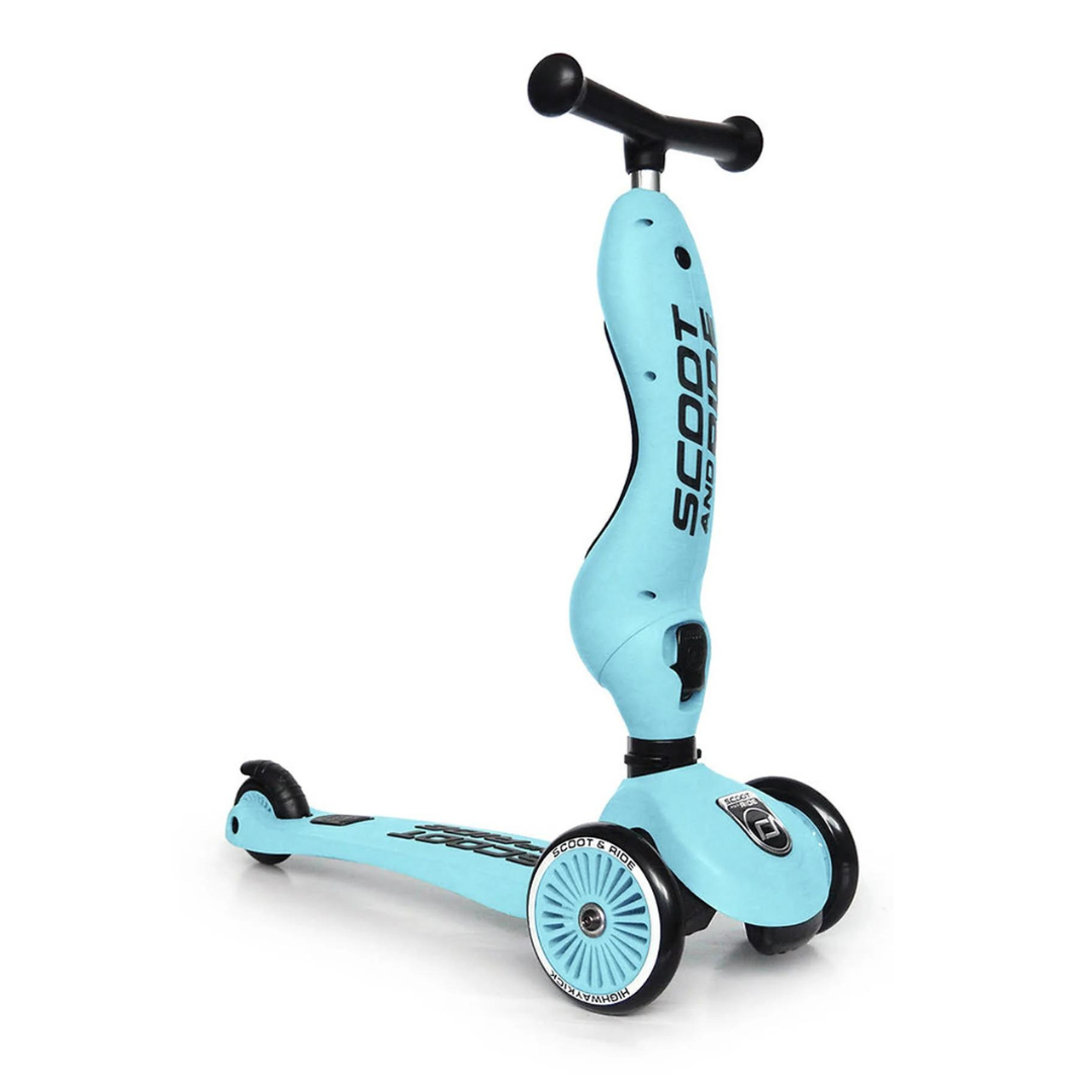 Scoot And Ride 2-in-1 Balance Bike & Scooter Highwaykick 1 – Blueberry